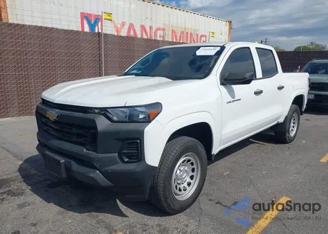 2023 Chevrolet Colorado 2Wd Short Box Wt из США, поврежденный, VIN 1GCGSBEC5P1123711